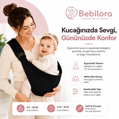 Bebilora® Bebek Taşıma Askılığı